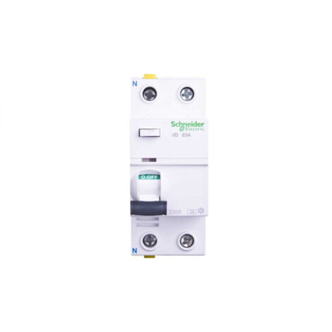 Interruttore differenziale 2P 63A 0,03A tipo A iID A9Z21263