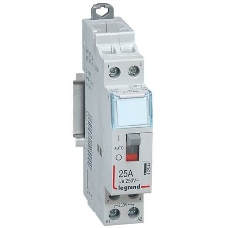 Contattore modulare 25A 2NO 0R 230V AC con comando manuale SM425 004147/412544