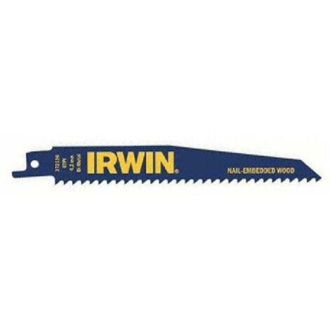 LAMA PER SEGA ALTERNATIVA IRWIN 150 mm 6 TPI / LEGNO CON CHIODI (5 pezzi)