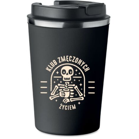 Tazza termica premium con stampa CLUB OF TIRED LIFE 350ml KT060 (1/5)