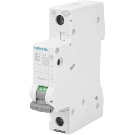 Interruttore automatico 1P B 16A 6kA 230V SENTRON 5SL6116-6