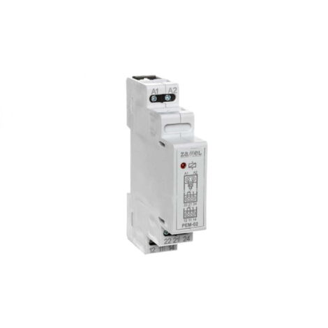 Relè elettromagnetico 24V AC/DC 2x8A PEM-02/024 EXT10000096