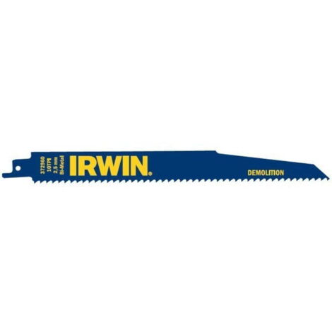LAMA PER SEGA ALTERNATIVA IRWIN 225 mm 6 TPI / PER LAVORI DI DEMOLIZIONE (5 pezzi)