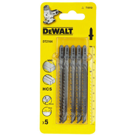 LAMA PER SEGHETTO ALTERNATIVO DEWALT 100x4mm T144D LEGNO /5pz.