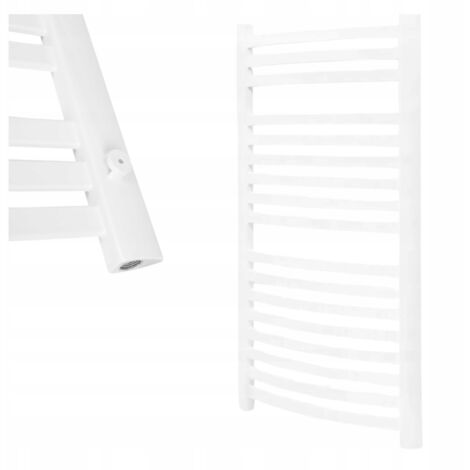 Radiatore da bagno a scala bianco 57 x 80 cm 13 stecche fondo acqua diamante (1/5)