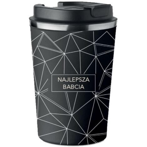 Tazza termica nera premium IL MIGLIOR regalo per la NONNA KT161 (1/5)