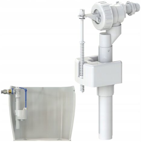 Valvola di riempimento a 1/2 scarico per lato WC UNIVERSALE + istruzioni fotografiche