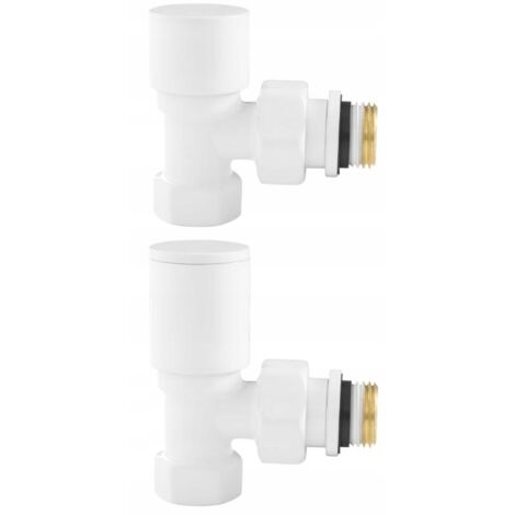 SET VALVOLE PER RADIATORE ANGOLARI BIANCHE PREMIUM (1/2)