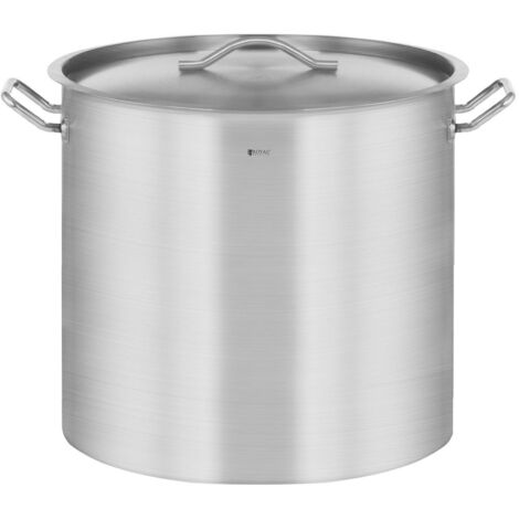 Pentola Gastronorm con coperchio, in acciaio inox, per piano cottura a induzione, 71 L (1/5)
