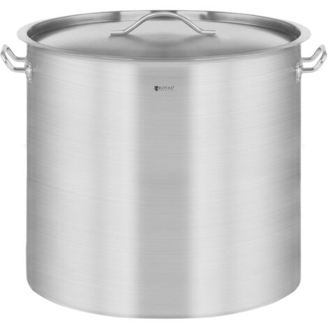 Pentola Gastronorm con coperchio, in acciaio inox, per piano cottura a induzione, 50 L (1/5)