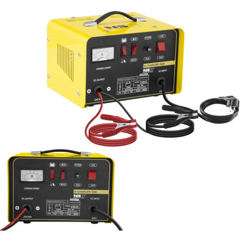 Caricabatterie per avviamento auto per ricarica 12/24V 30A avviamento 130A (1/5)