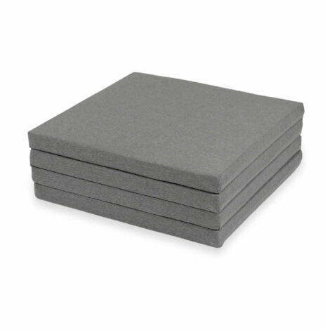Tappeto da gioco 120x120cm per bambini, quadrato, pieghevole, grigio (1/4)