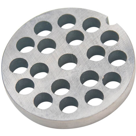 BSD Griglia Forata Per Tritacarne N. 10 - Diametro Fori 10 Mm, Piastra In Acciaio, Ricambio Per Macinacarne, Adatto A Modello 10