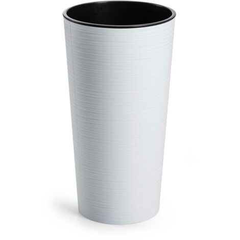 Vaso da fiori Urbanika Riflo bianco h36 cm (1/5)