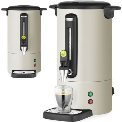 Caffettiera con rubinetto e vassoio raccogligocce UNIQ 7 l 1050 W - grigio chiaro (1/4)