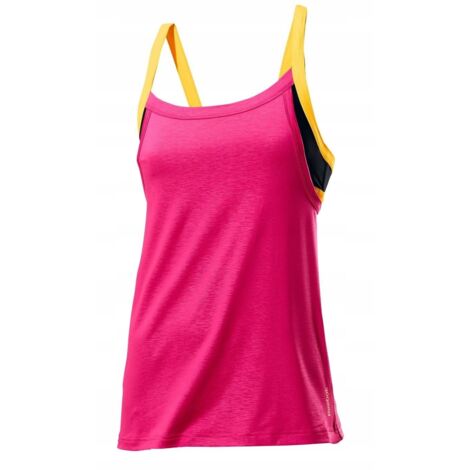 Y1496 REEBOK T-SHIRT TOP + reggiseno Donna XS (1/5)