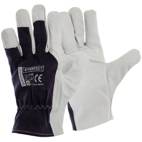 Perfekt Guanti Da Moto In Pelle E Ecopelle | Taglia L - Caldi, Comodi E Resistenti Per Uomo