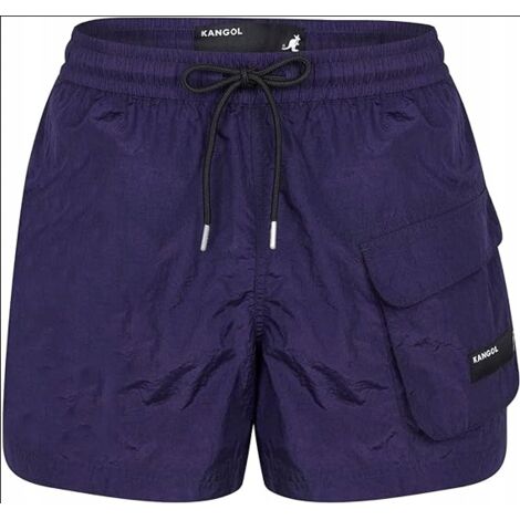 H3807 Pantaloncini da bagno con tasca KANGOL PANTALONCINI DA BAGNO DA UOMO M (1/4)