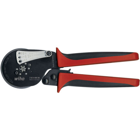 Wiha Utensile di crimpatura, automatico Per terminali, pressatura esagonale 210 mm, 0.08 - 16 (41246) (1/3)