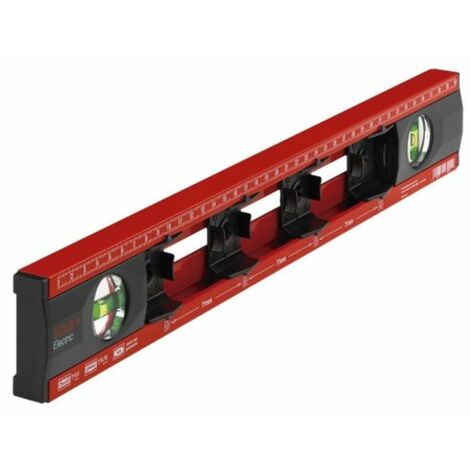 POZIOMICA WSKAŹNIK POZIOMU I PIONU ELETTRICO 40 CM - SOL 69057101 (1/5)