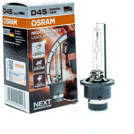 Lampadina allo xeno laser Night Breaker D4S 35W +200% - 4400K