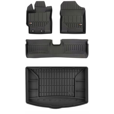 Set Tappetini Auto AUTO-STYLE Su Misura Per Toyota Yaris 5 Porte 2003-2006 - Protezione Interna, Facili Da Installare - 2