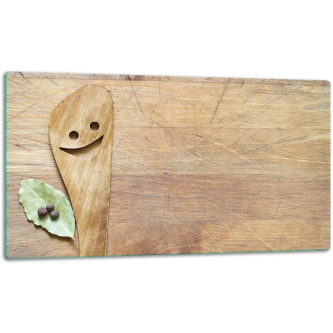 Tagliere della tavola di vetro 52x30 legno (1/5)