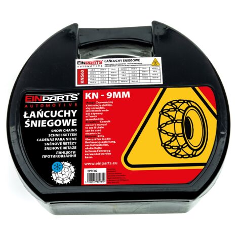 Catene da neve per cerchi/pneumatici da 13-16 pollici KNS60 Ö-Norm TÜV 9 mm, 2 pezzi (1/5)