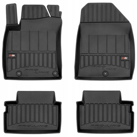 Tappetini anteriori neri per: Hyundai i30 I hatchback, station wagon, CW (2007-2012