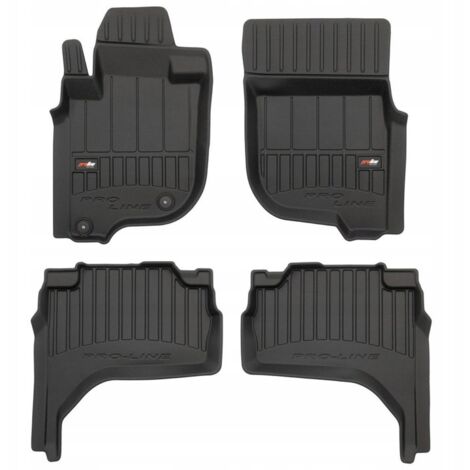 TAPPETINI IN GOMMA E ZERBINI PER PORTE MITSUBISHI L200 4 dal 2019 - 3D TROUGH (1/5)