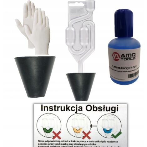 Kit fluido per test guarnizione testata CO2, test