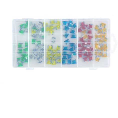 Set di 120 fusibili a lama per autoveicoli MICRO 5A-30A (1/3)