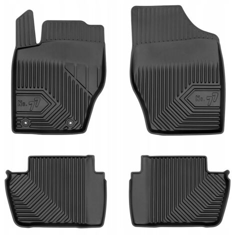 Tappetini Gomma Gledring Per Citroen C4 Picasso 2006-2013 – 5 Pezzi Con Clip, Bordo Rialzato 13 Mm, Design A Pneumatico, Made In EU