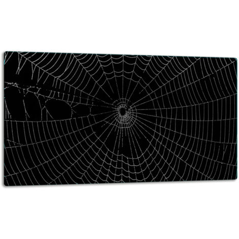 Tagliere in vetro 52x30 cm, nero (1/5)