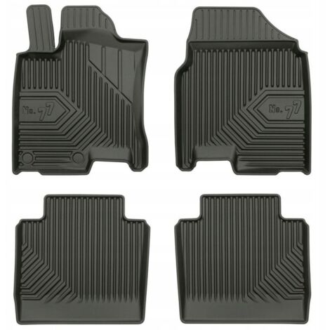 Tappetini In Gomma TPE 3D Per Nissan Qashqai J10 2006-2014 – Set Da 4 Pezzi, Nero, Antiscivolo E Impermeabili