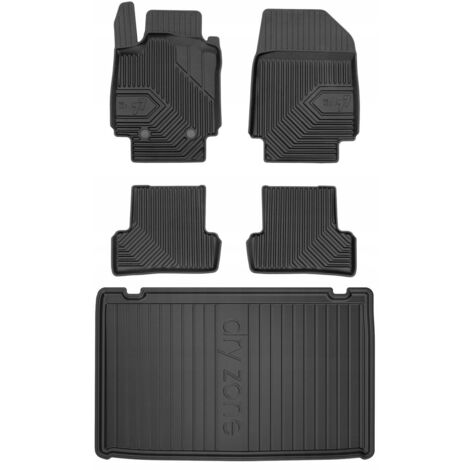 Tappetini Auto In Gomma Su Misura Per Renault Clio V (dal 2019) - Set, Antiscivolo, Con Rinforzo Pedali - 2