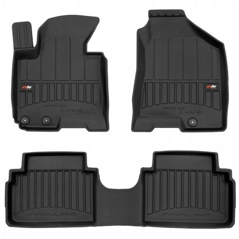 TAPPETINI IN GOMMA E ZERBINI PER PORTE HYUNDAI ix35 2009-2015 3D TROUGH (1/5)
