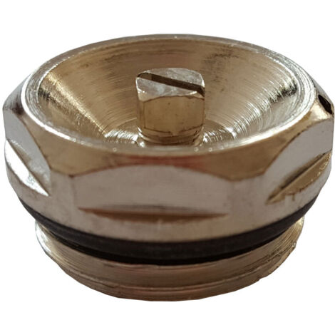 Tappo di ventilazione con chiave nichelata da 1/2" (1/4)
