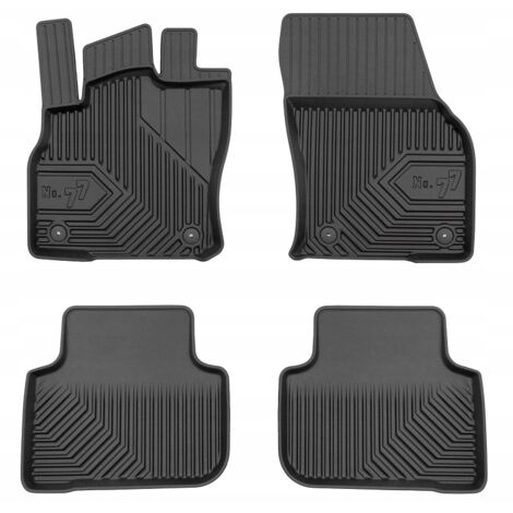 Set Tappetini In Gomma Per Audi Q3 II F3 / Sportback (dal 2018) - Su Misura, Bordo 10mm, Antiscivolo