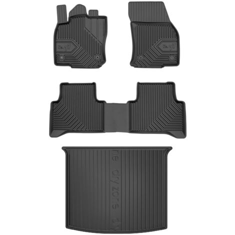 SET 77 Tappetini in gomma e tappetini VW Touran 2 dal 2015- 7 posti con (1/5)