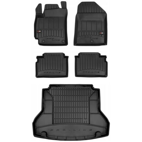 Tappetini Auto 3D In Gomma Per Lexus ES VII (dal 2018) – Set 4 Pezzi Antiscivolo + Raschietto Ghiaccio, TPE Inodore - 2