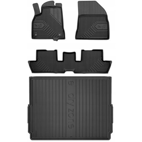DBS - Tappetini per auto - su misura per 307/307 SW (2000-2009) - Tappetini antiscivolo per auto - Moquette Galaxy - 4 pezzi