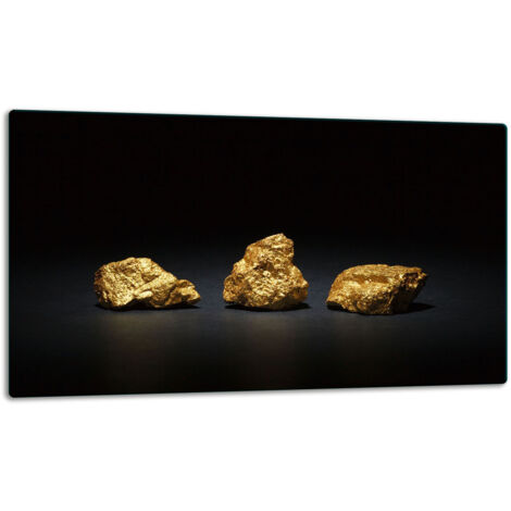 Tagliere in vetro 52x30 oro (1/5)