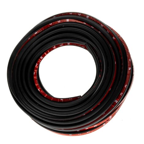 Guarnizione in gomma per portiere e bagagliai auto, tipo L, 12x8 mm, 25M (1/3)