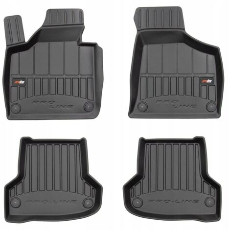 TAPPETINI IN GOMMA E ZERBINI PER PORTIERE AUDI A3 8P 2003-2013 3D TROUGH (1/5)