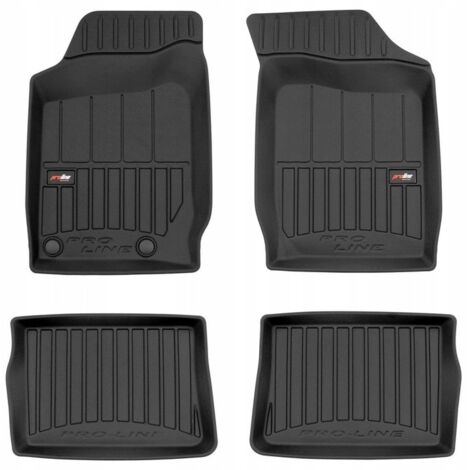 TAPPETINI, ZERBINI PER PORTE, ZERBINI IN GOMMA PER PORTE, RENAULT Thalia 1998-2008, TRONCATURA 3D (1/5)