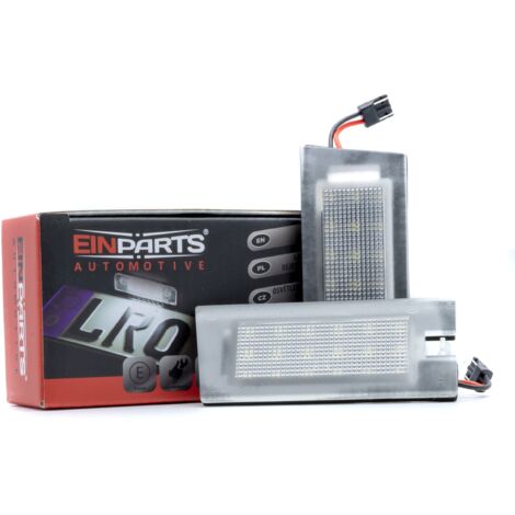 LED Luci Di Benvenuto Per Specchietti Skoda Octavia Superb Kodiaq Karoq VW T-Roc: Bianco Xenon 6000K - 2
