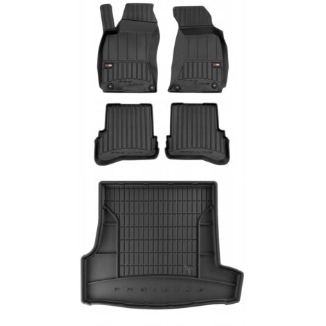 LUCEV Tappetini in Gomma per Volkswagen Up (12>), Grigio, con Fermi - Auto Parts Europe