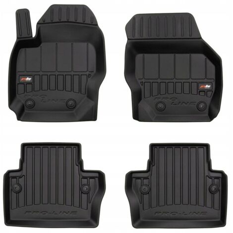 TAPPETINI IN GOMMA E ZERBINI PER PORTE VOLVO S80 2 2006-2016 3D TROUGH (1/5)