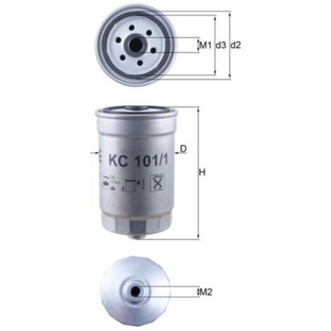 FILTRO CARBURANTE KNECHT KX220D
